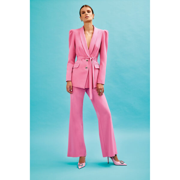 TRAJE DE CHAQUETA MAS PANTALÓN. ROSA