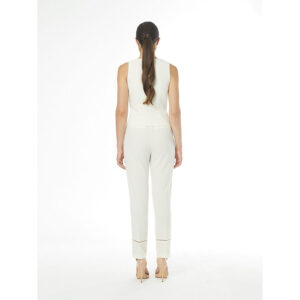 CONJUNTO DE PANTALÓN MAS CHALECO. CRUDO