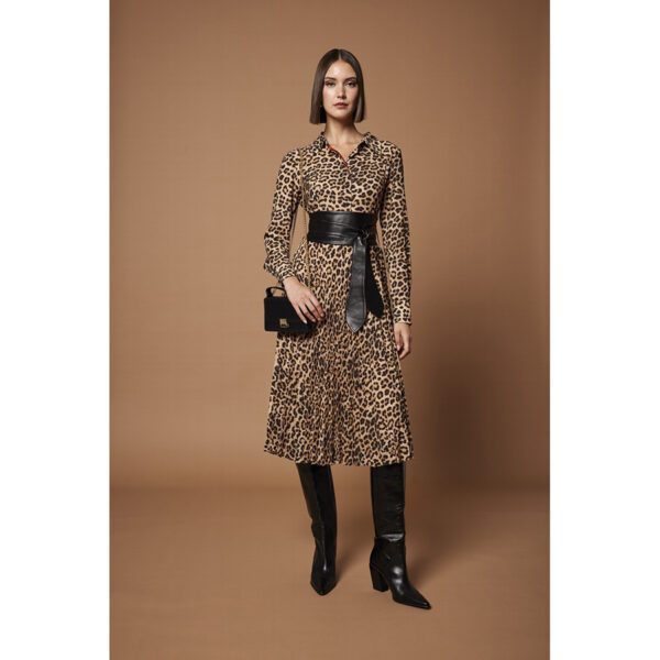 VESTIDO CAMISERO LARGO MIDI