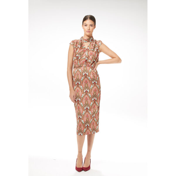 VESTIDO LÀPIZ 50061 MANGA TAPITA