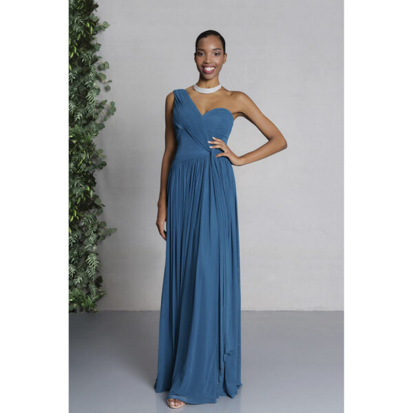 Vestido largo 97427 Escote corazón