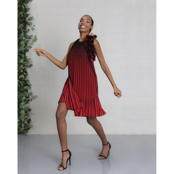 VESTIDO 97540 PLISADO SIN MANGAS