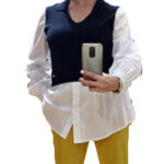 EFECTO CAMISA Y CHALECO. BLANCO