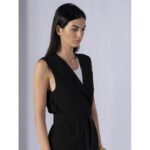 Chaleco largo  P172SJ140. Black