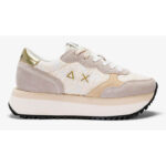 DEPORTIVA BIG LACE PLATAFORMA FORRADA EN GUIPUR. BLANCA