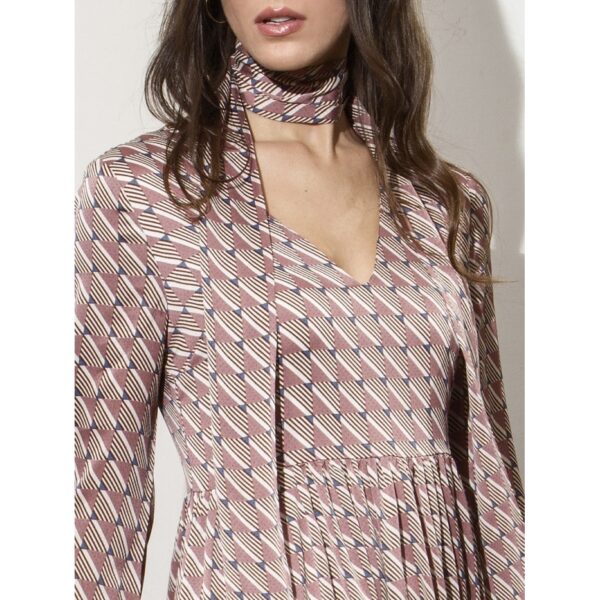 VESTIDO LARGO DIVA ROMANTIC A120FD013. PINK