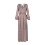 VESTIDO LARGO DIVA ROMANTIC A120FD013. PINK
