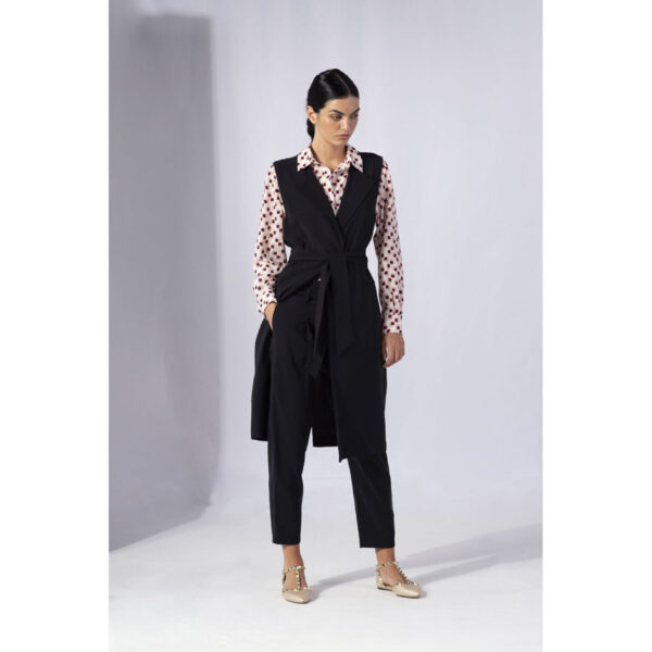 Chaleco largo  P172SJ140. Black