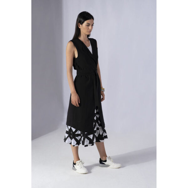 Chaleco largo  P172SJ140. Black