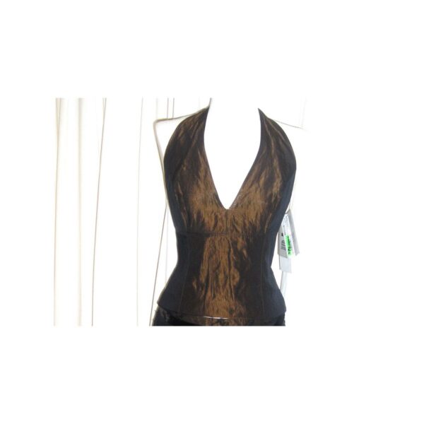 TOP ESCOTE HALTER