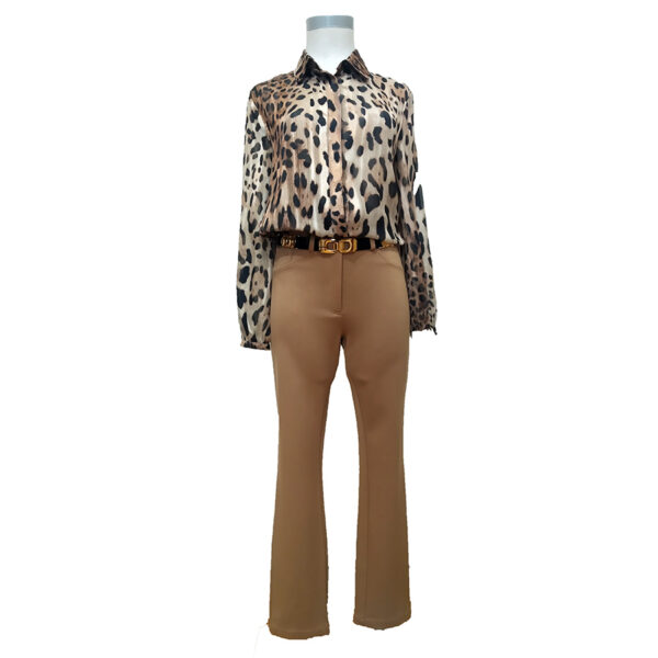 Blusa de vestir de gasa